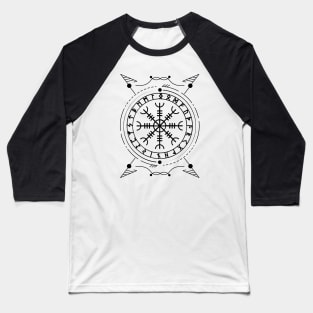 Helm of Awe - Aegishjalmur | Norse Pagan Symbol Baseball T-Shirt